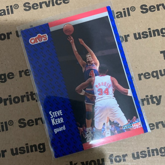 Steve Kerr ‘92 Fleer Card No. 264 - Picture 3 of 6